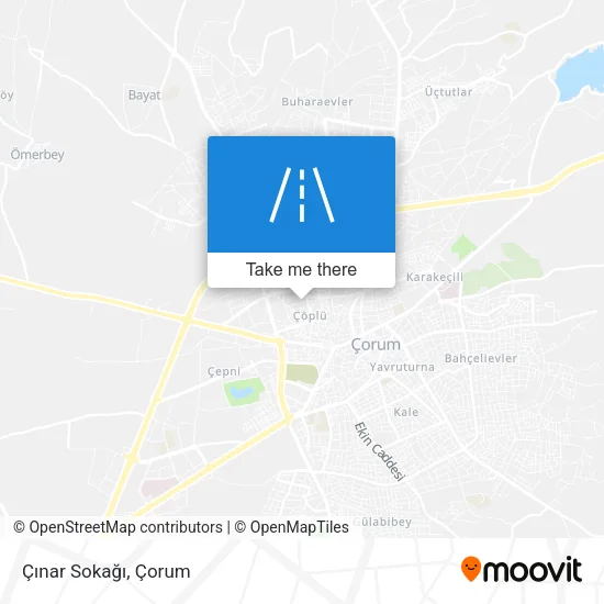 Çınar Sokağı map