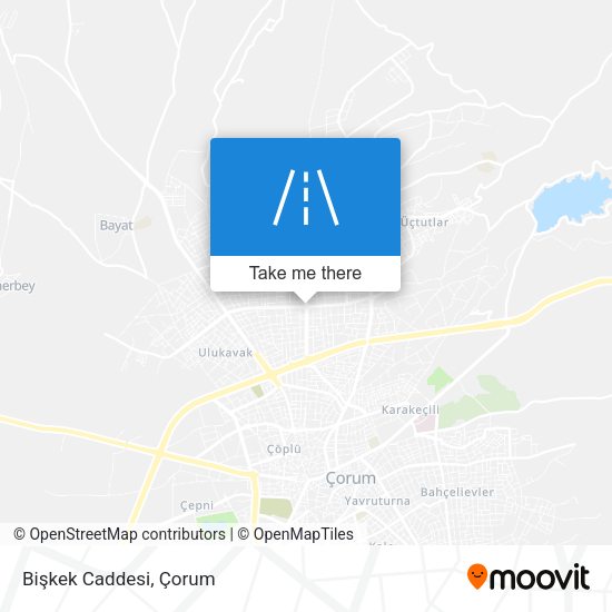 Bişkek Caddesi map