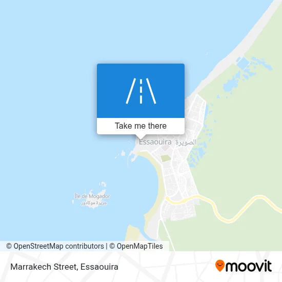 Marrakech Street map