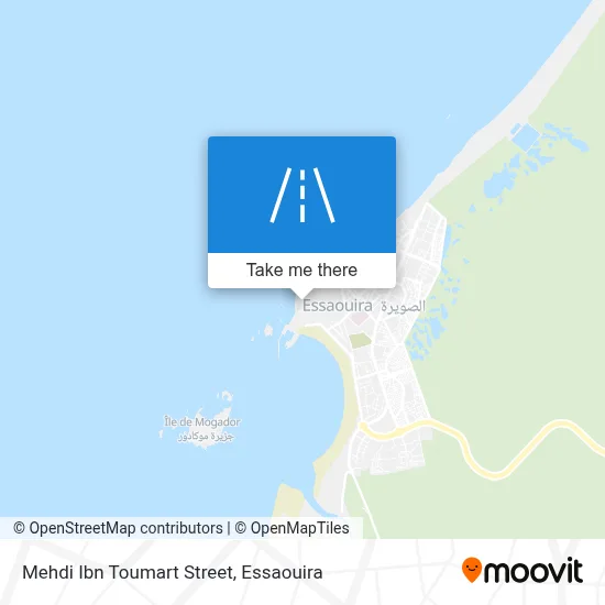 Rue Mehdi Ibn Toumart زنقة بن تومرت map