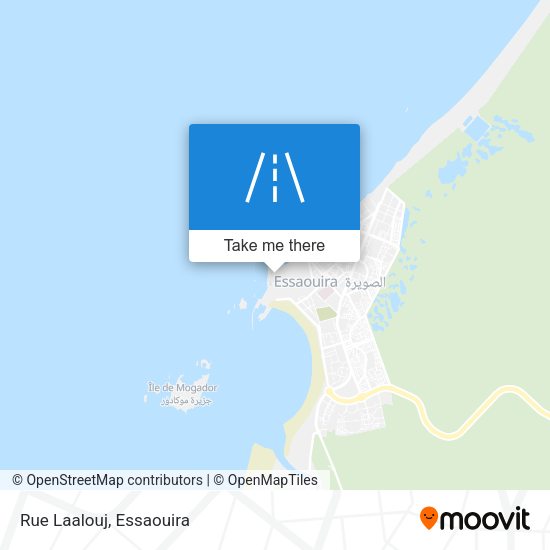 Rue Laalouj map