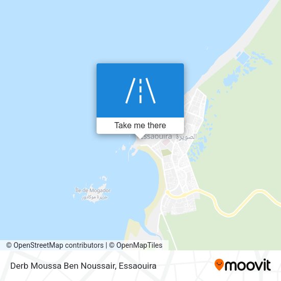 Derb Moussa Ben Noussair map