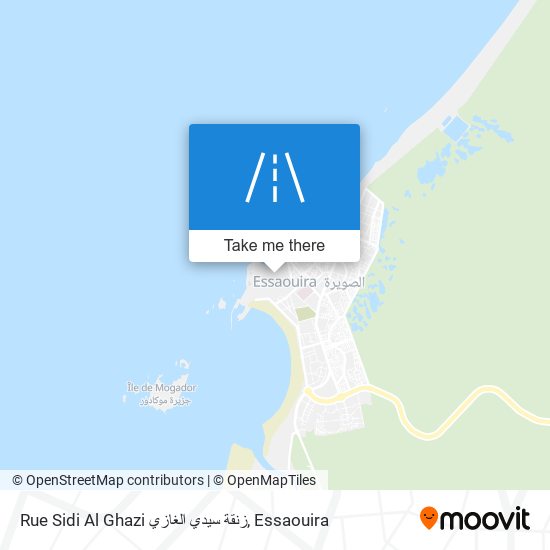 Rue Sidi Al Ghazi زنقة سيدي الغازي plan