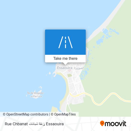 Rue Chbanat زنقة شبانات map