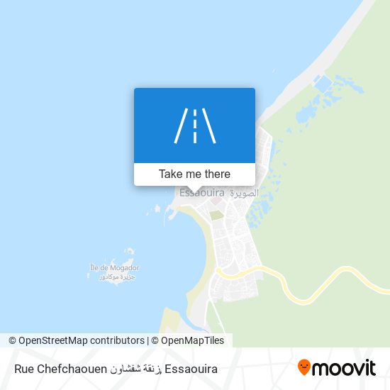 Rue Chefchaouen زنقة شفشاون plan