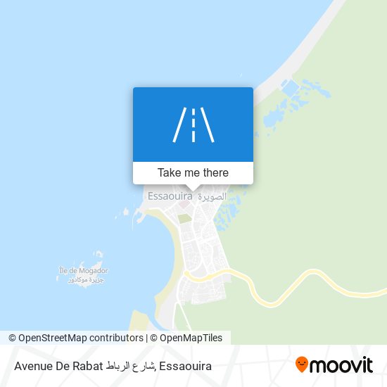 Avenue De Rabat شارع الرباط plan