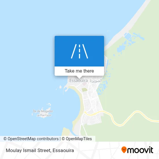Rue Moulay Ismail map