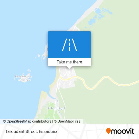Taroudant Street map