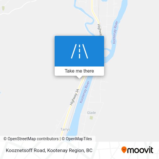 Kooznetsoff Road map