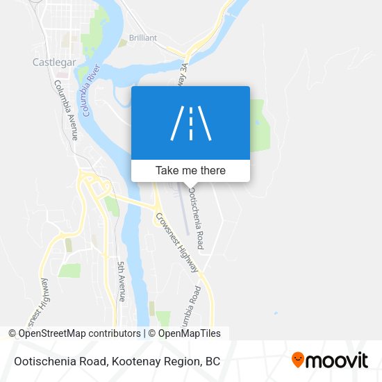 Ootischenia Road plan