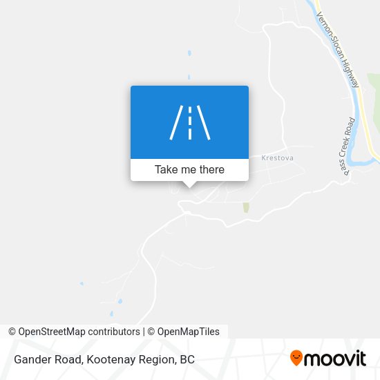 Gander Road map