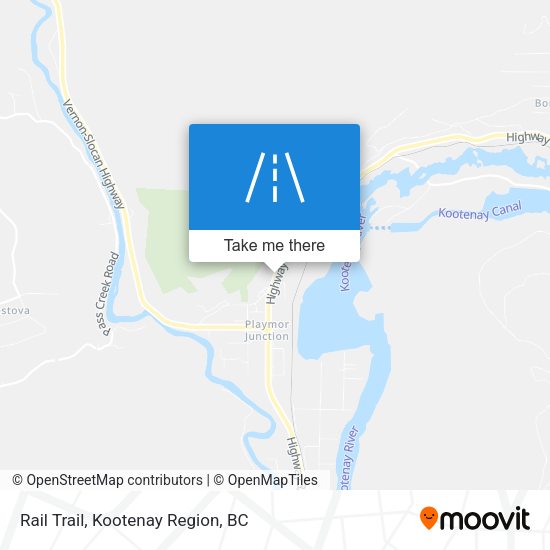 Rail Trail map