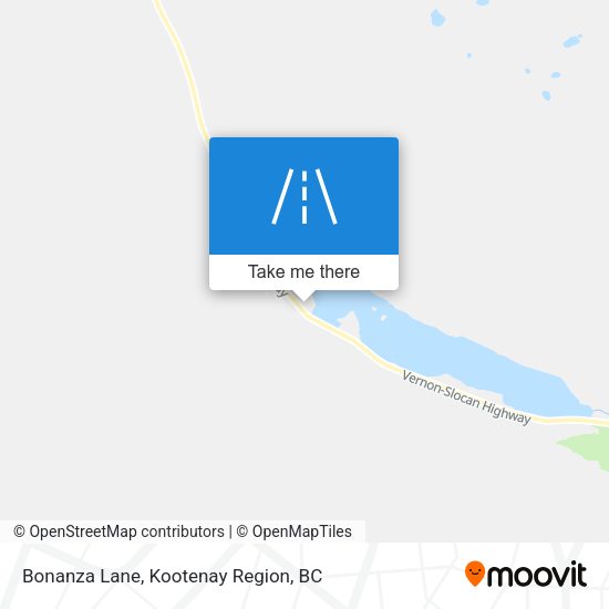 Bonanza Lane map