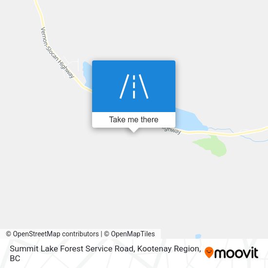 Summit Lake Forest Service Road plan