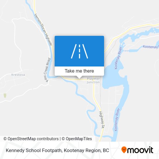 Kennedy School Footpath map
