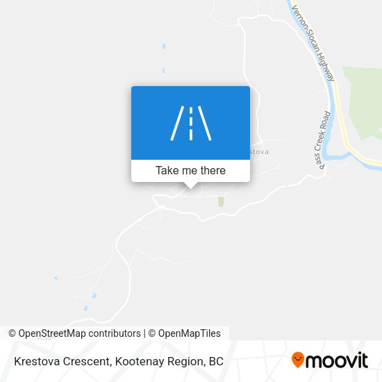 Krestova Crescent map