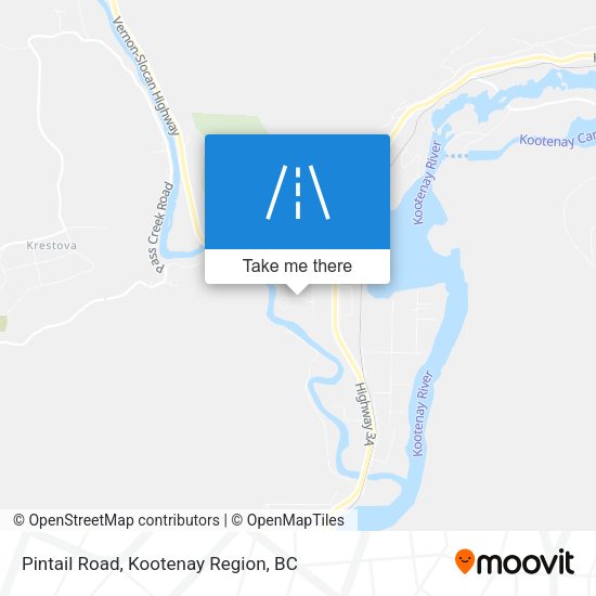 Pintail Road map