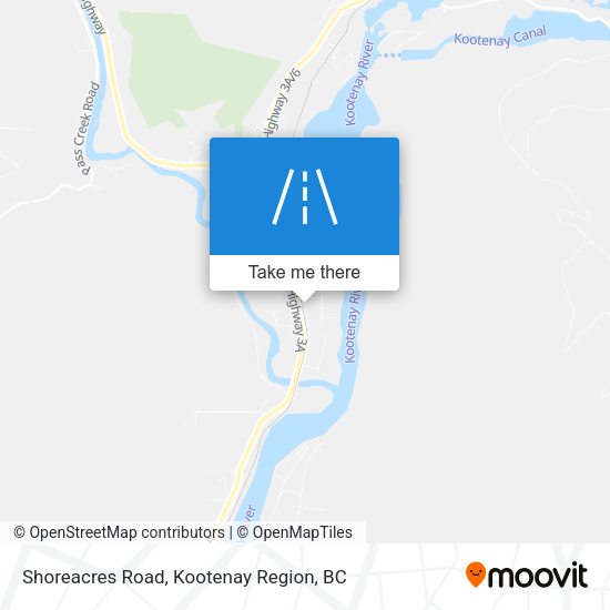 Shoreacres Road map