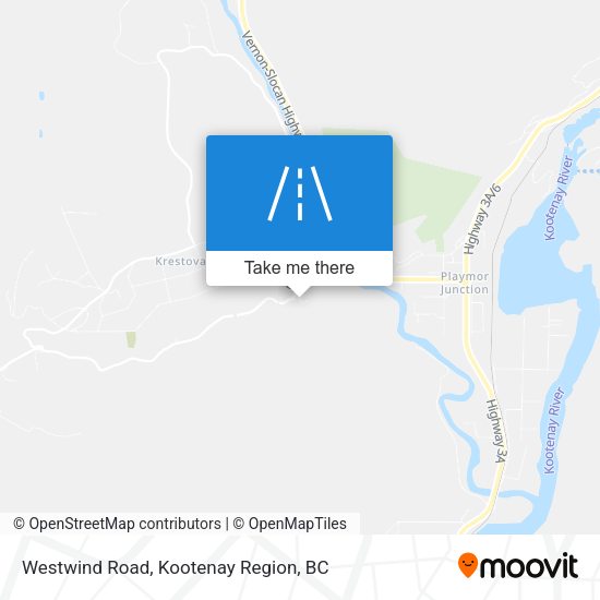 Westwind Road map
