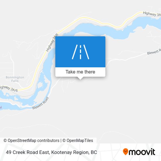 49 Creek Road East map
