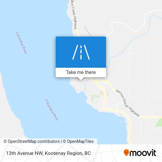 13th Avenue NW map