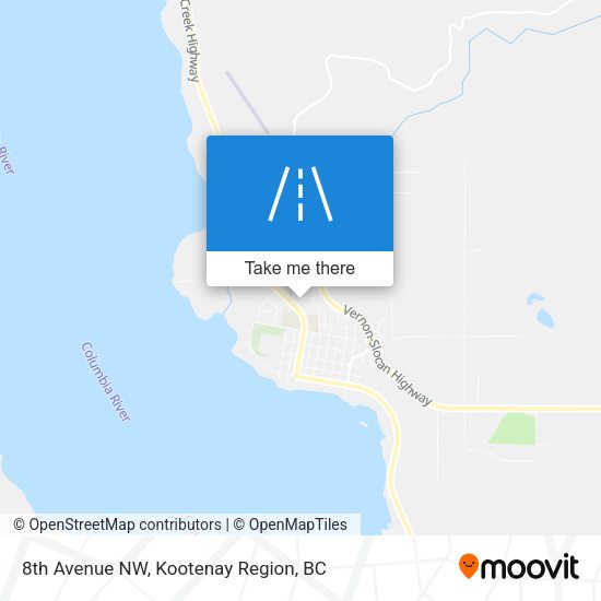 8th Avenue NW map