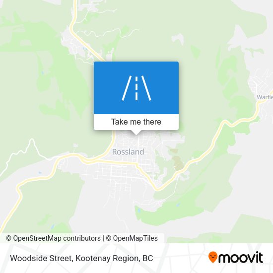 Woodside Street map