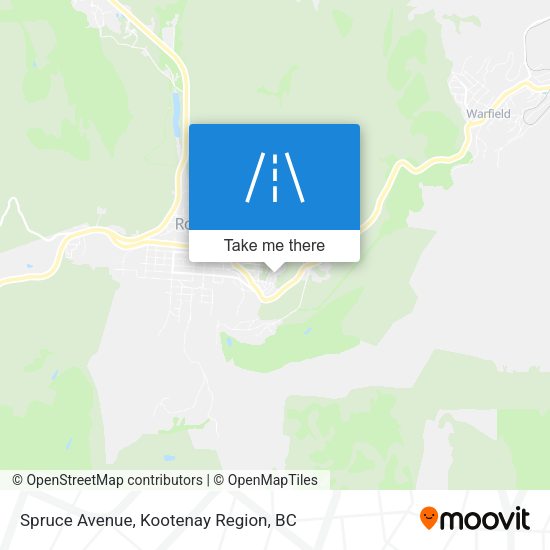 Spruce Avenue map