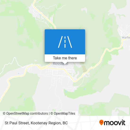 St Paul Street map
