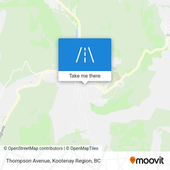 Thompson Avenue map