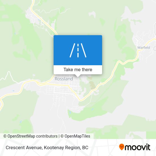 Crescent Avenue map
