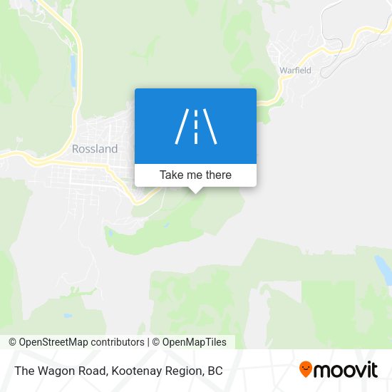 The Wagon Road map