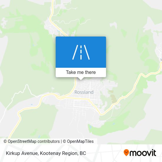 Kirkup Avenue map
