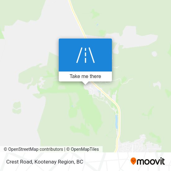 Crest Road plan