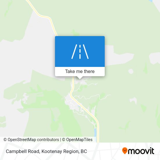 Campbell Road map