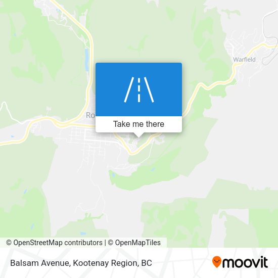 Balsam Avenue plan