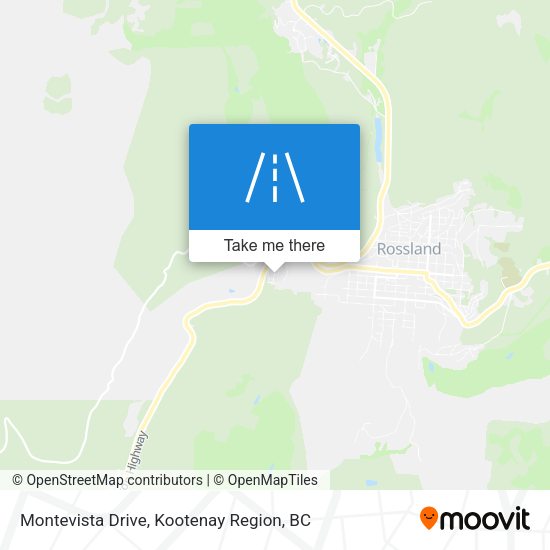 Montevista Drive map