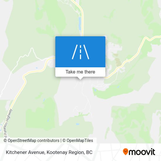 Kitchener Avenue map
