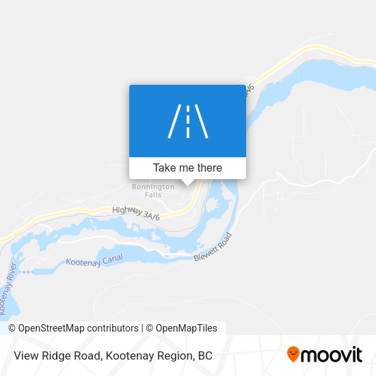 View Ridge Road map