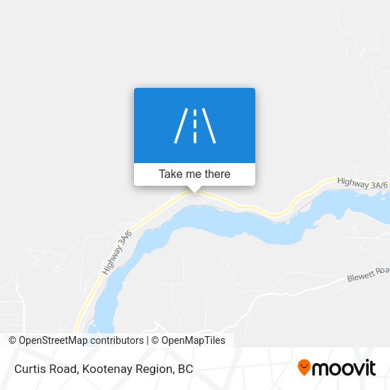 Curtis Road map