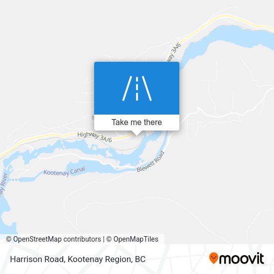 Harrison Road map