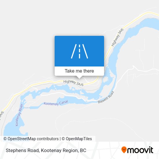 Stephens Road map