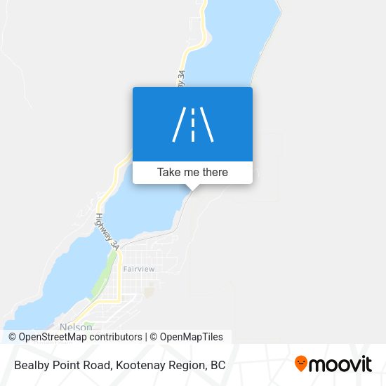 Bealby Point Road map