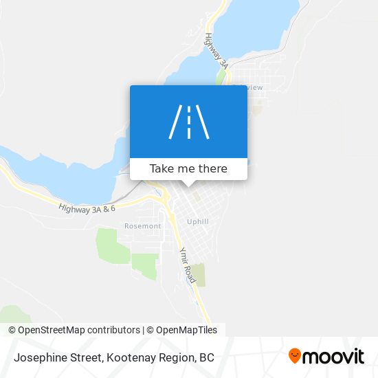 Josephine Street map