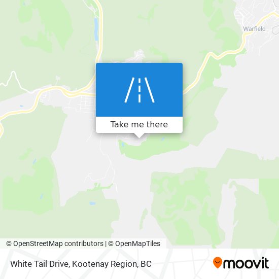 White Tail Drive map