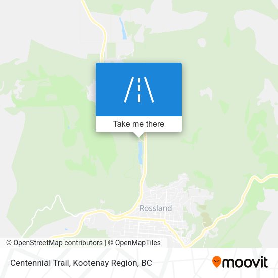 Centennial Trail map