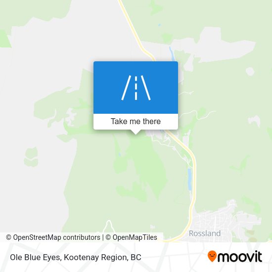 Ole Blue Eyes map