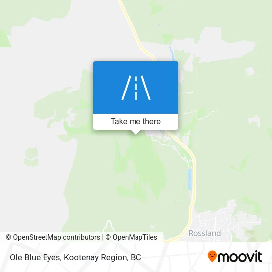 Ole Blue Eyes map