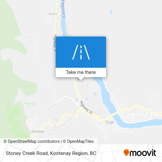 Stoney Creek Road map