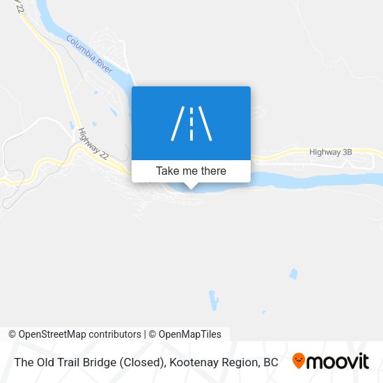 The Old Trail Bridge (Closed) plan